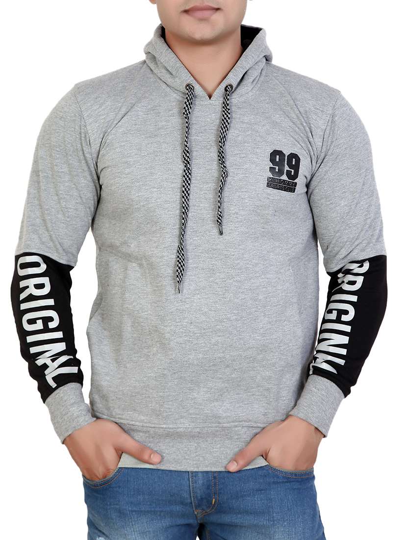 mens placement print sweatshirt - 15747564 -  Zoom Image - 0