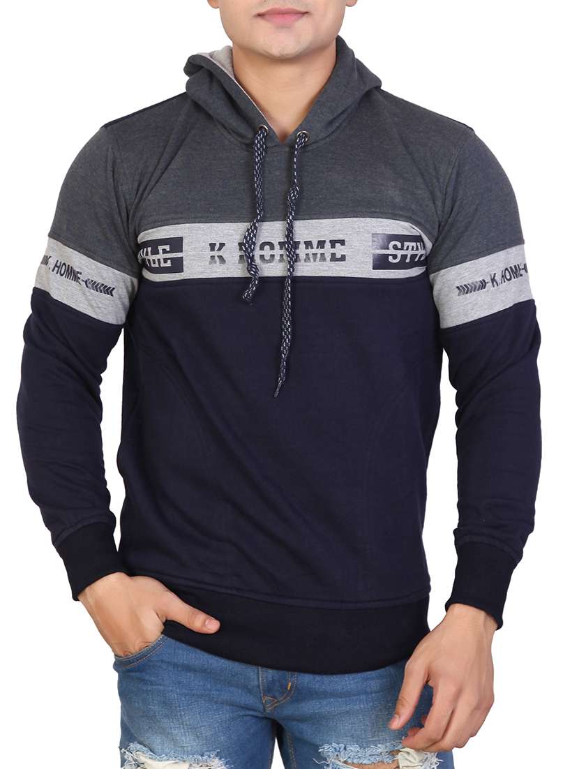 mens color block sweatshirt - 15747569 -  Zoom Image - 0