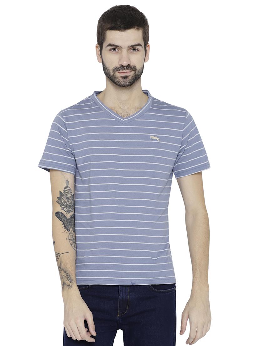 blue striped t-shirt - 15747891 - Zoom Image - 0