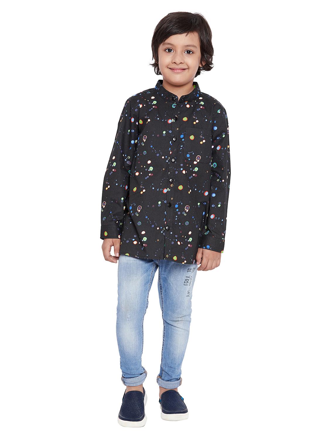 black cotton shirt - 15748710 - Standard Image - 3