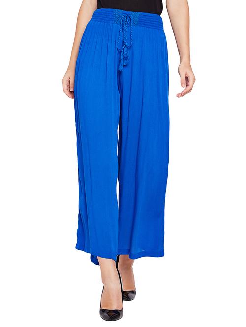 smocked waist palazzo - 15748832 - Standard Image - 0