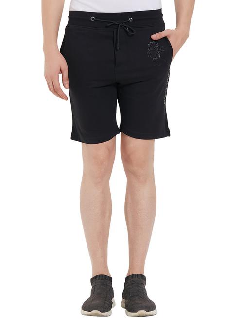 black cotton shorts - 15750634 -  Standard Image - 0