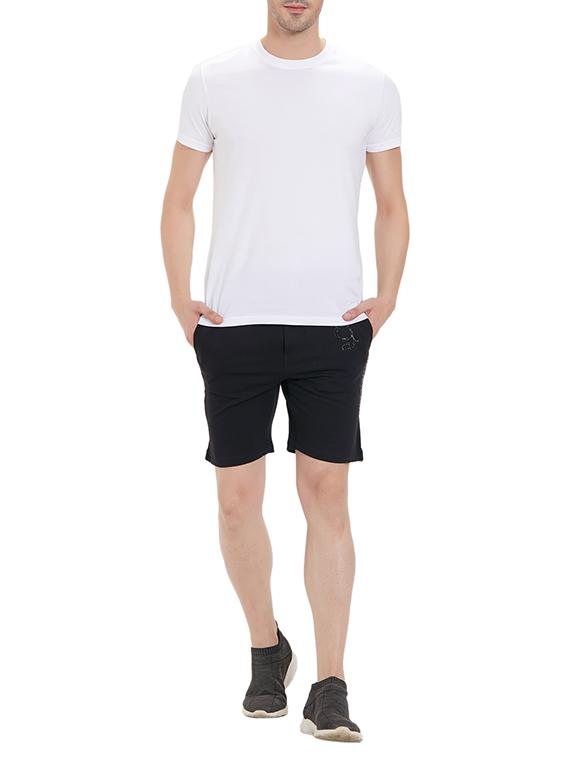 black cotton shorts - 15750634 - Standard Image - 3