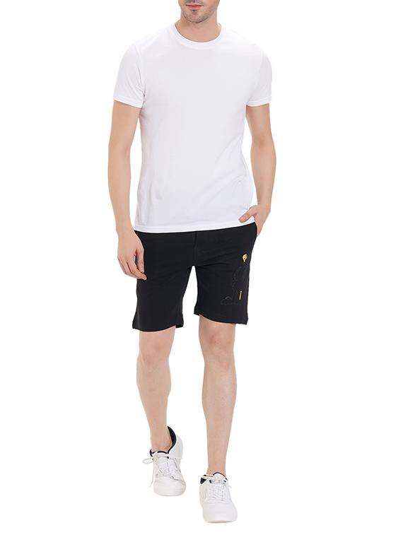 black cotton shorts - 15750637 - Standard Image - 3