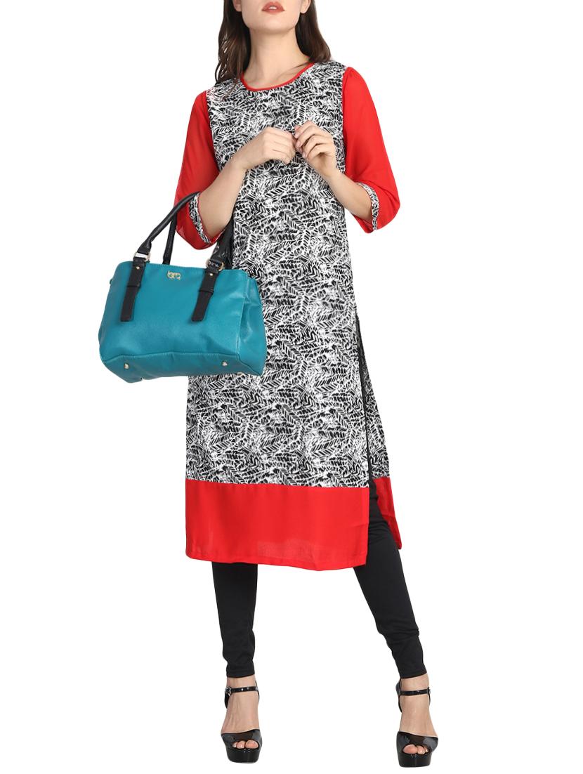 printed straight kurta - 15750960 -  Zoom Image - 0