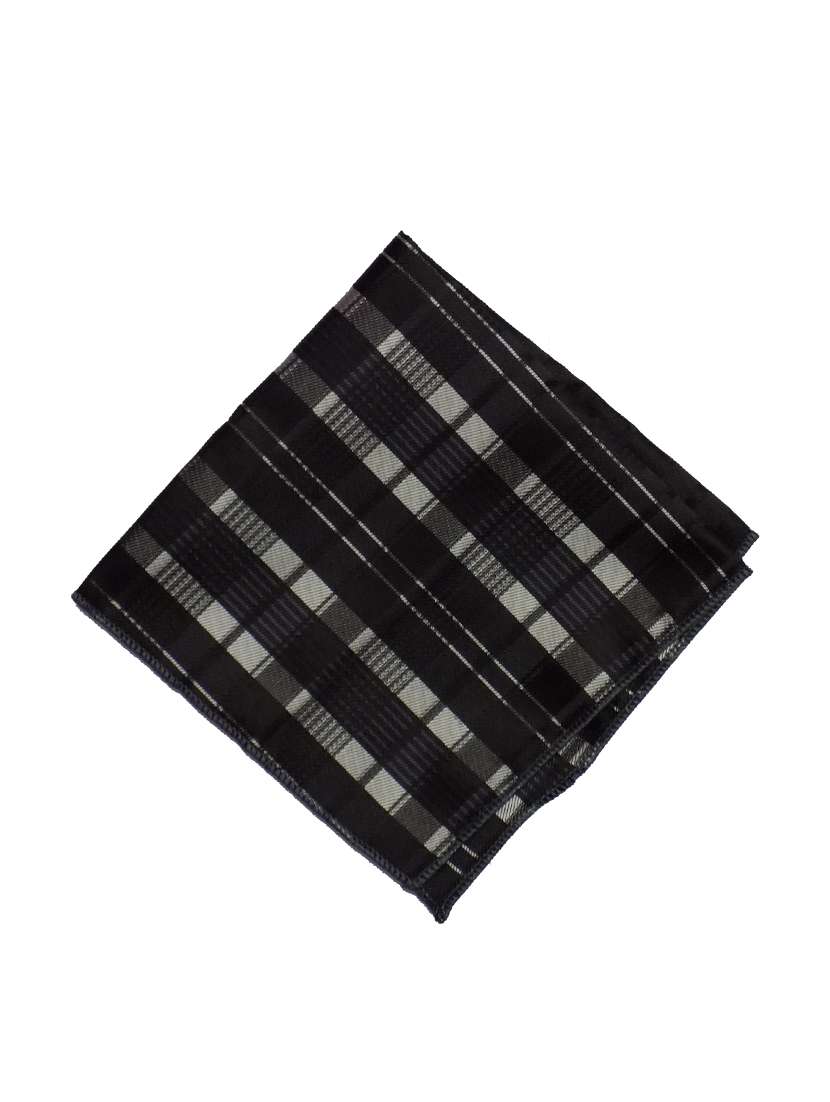 black polyester pocketsquare
