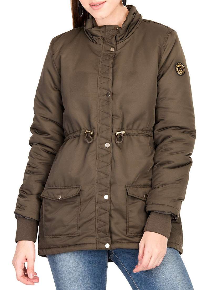 flap pocket parka jacket - 15751980 - Zoom Image - 0