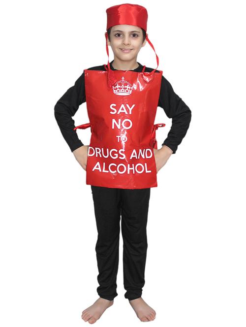 red polyester  costume - 15755471 -  Standard Image - 0