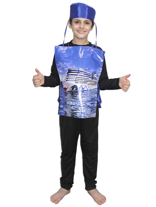 blue polyester  costume - 15755498 -  Standard Image - 0