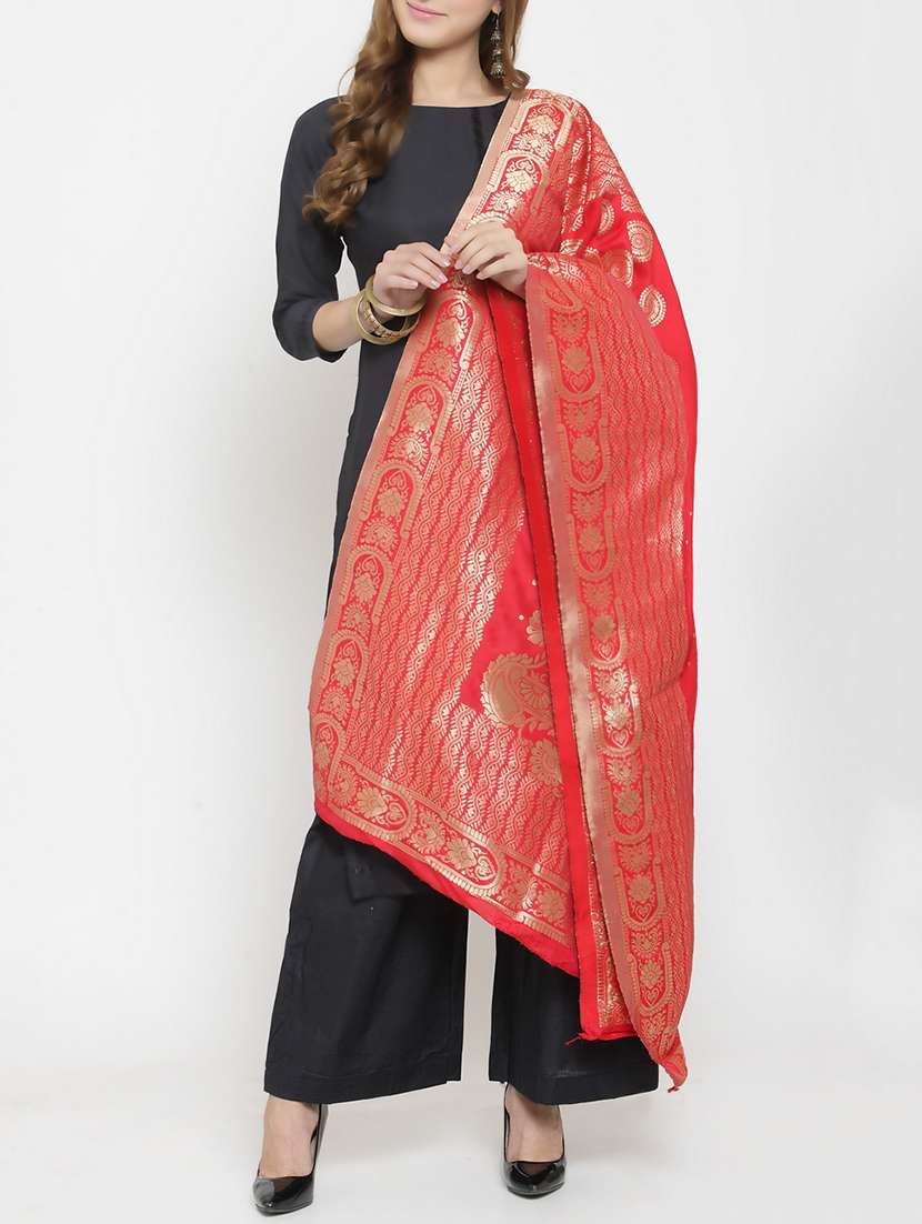 self-design banarasi dupatta