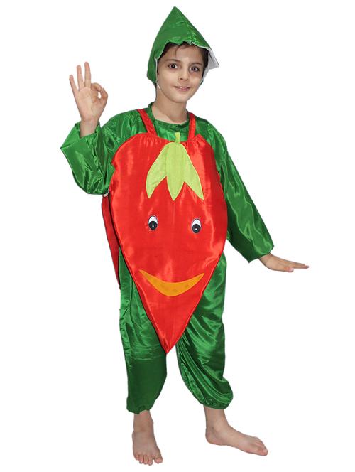 red polyester costume - 15756154 - Standard Image - 0