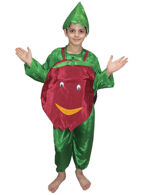 red polyester pomegranate costume - 15756161 -  Standard Image - 0