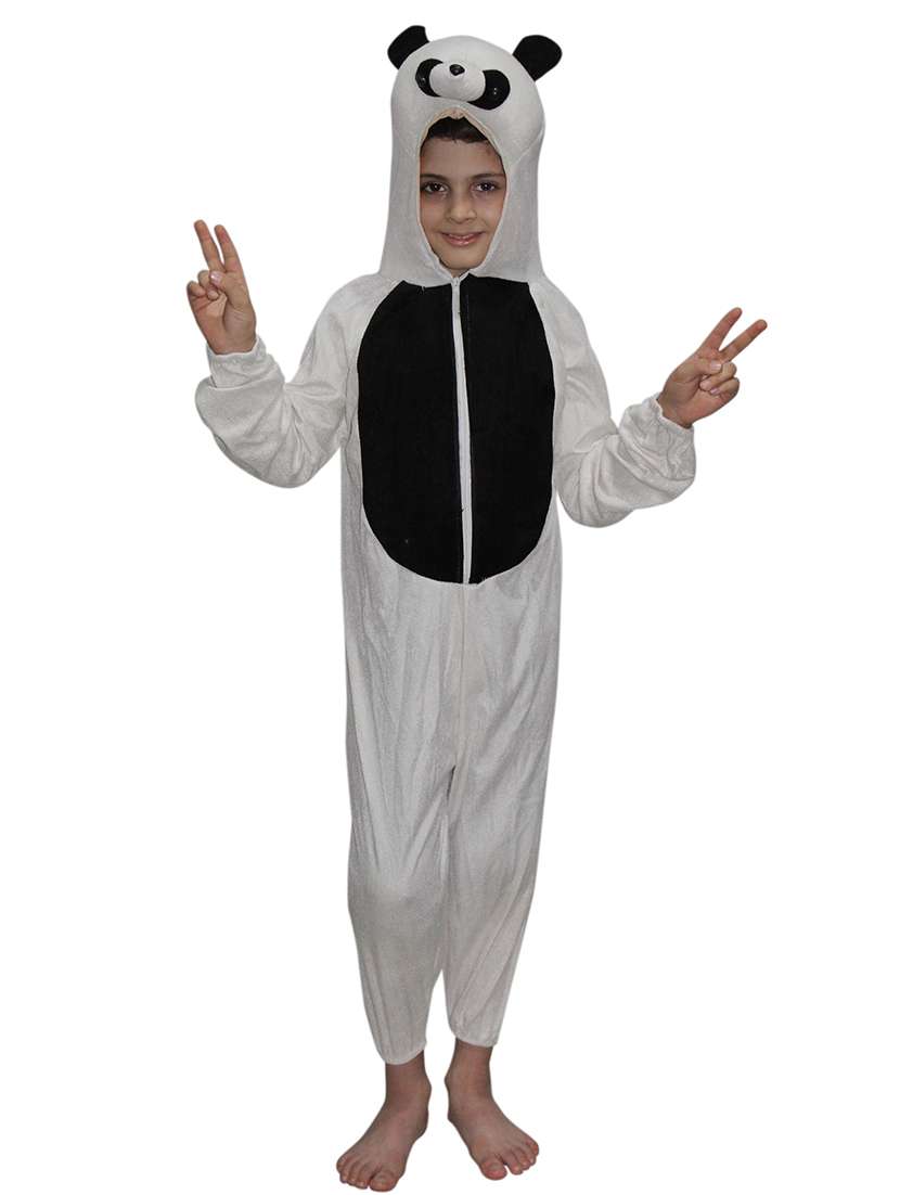 white polyester costume