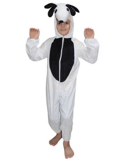 white polyester sheep  costume - 15756180 -  Standard Image - 0