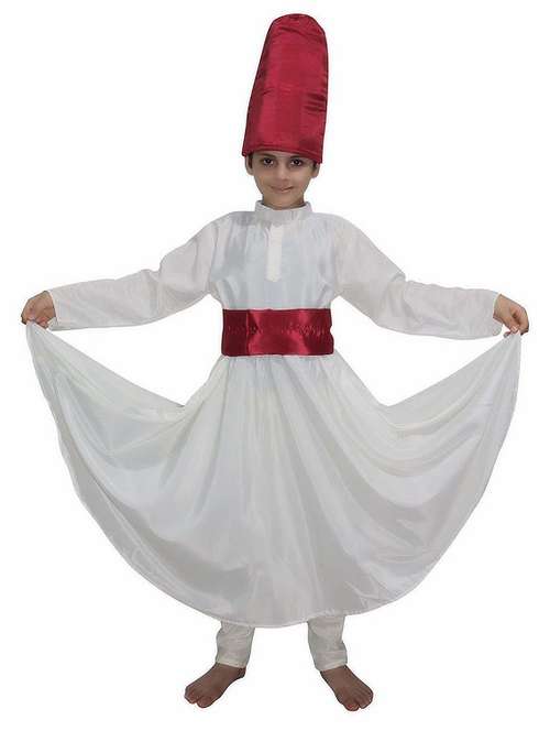 white polyester sufi costume - 15756205 -  Standard Image - 0