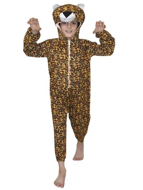 brown polyester leopard costume - 15756212 -  Standard Image - 0