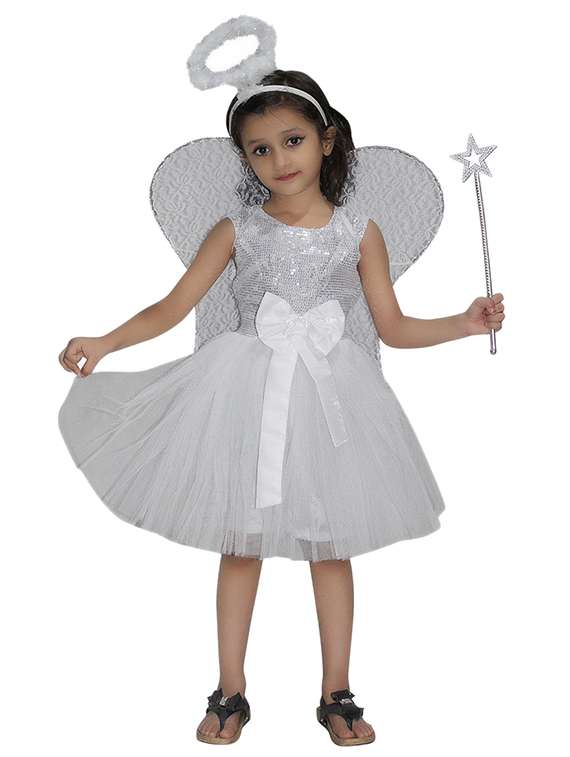 White Polyester Costume