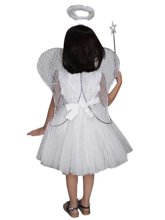 White Polyester Costume