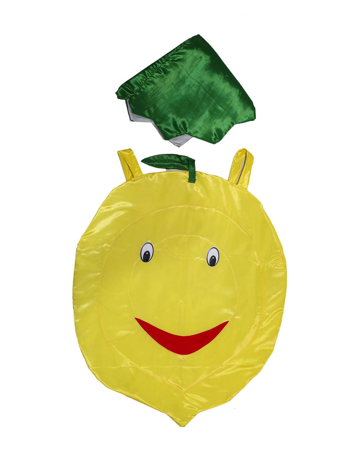 yellow polyester lemon costume