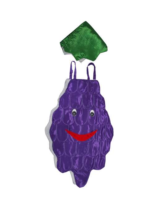 purple polyester grapes costume - 15759068 -  Standard Image - 0