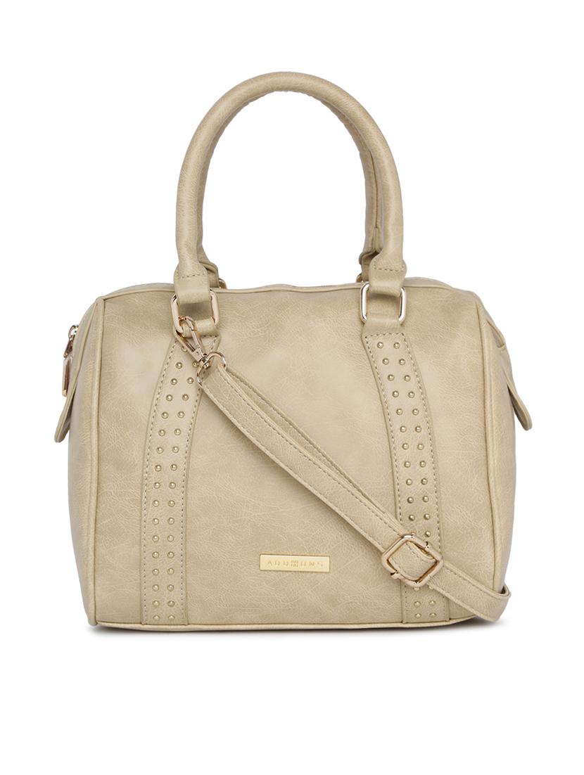 beige leatherette (pu) handbag - 15759162 -  Zoom Image - 0