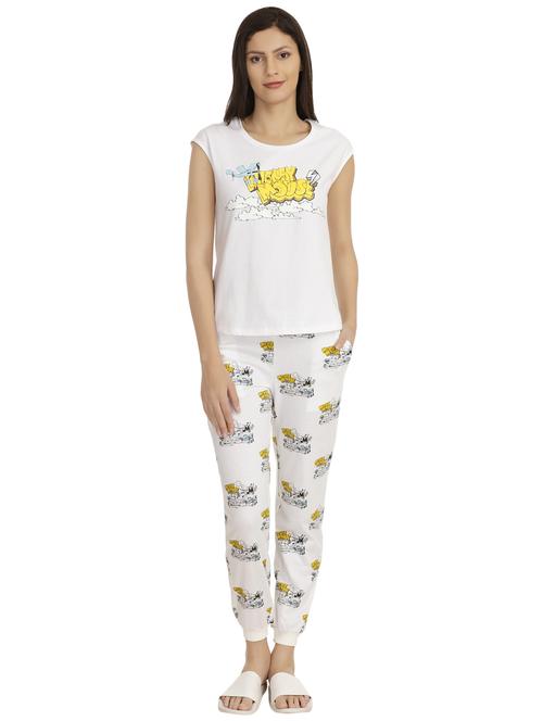 quirky print nightwear pajama set - 15760300 - Standard Image - 0