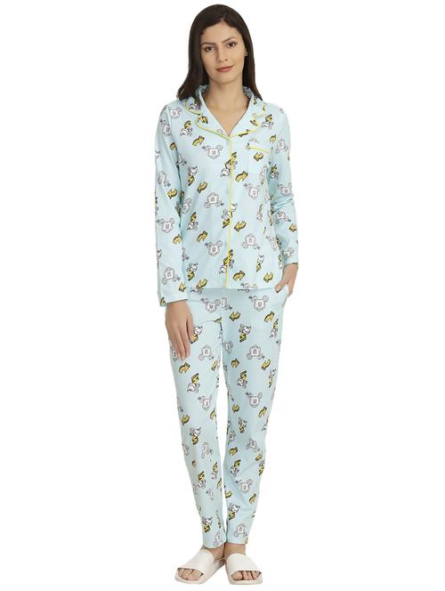 quirky print nightwear pajama set - 15760303 - Standard Image - 0
