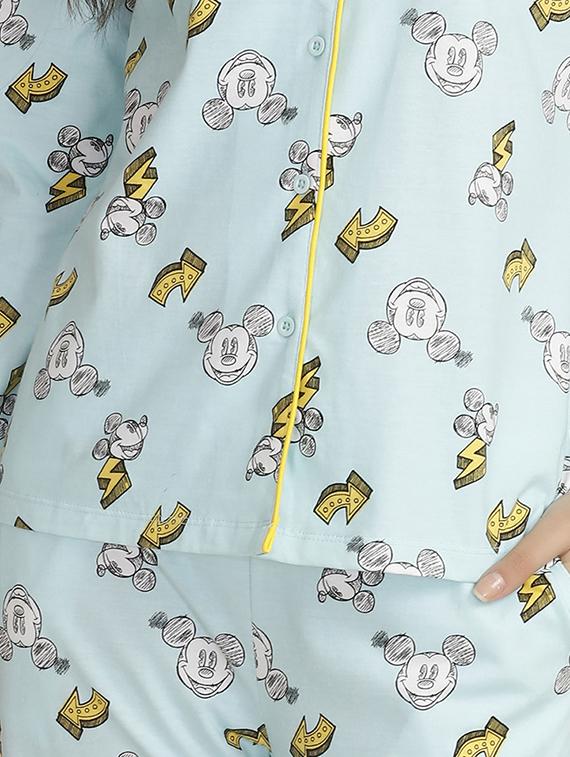 quirky print nightwear pajama set - 15760303 - Standard Image - 3