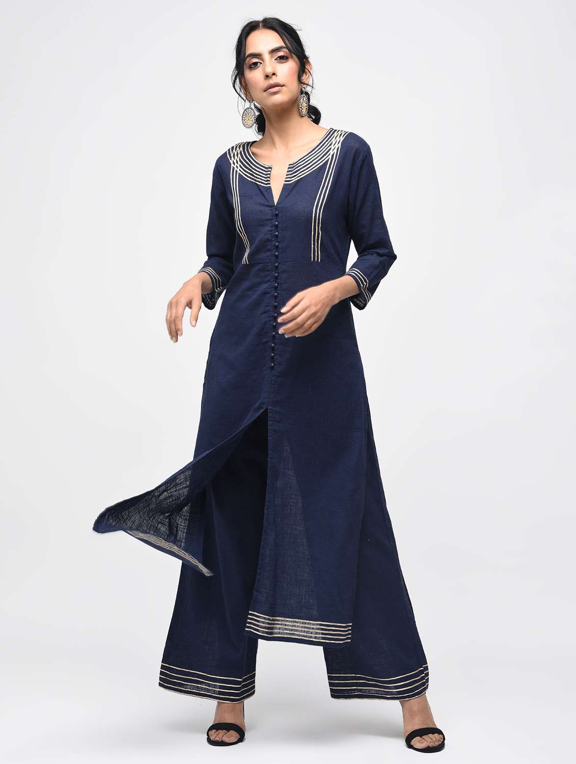 gotta work straight kurta