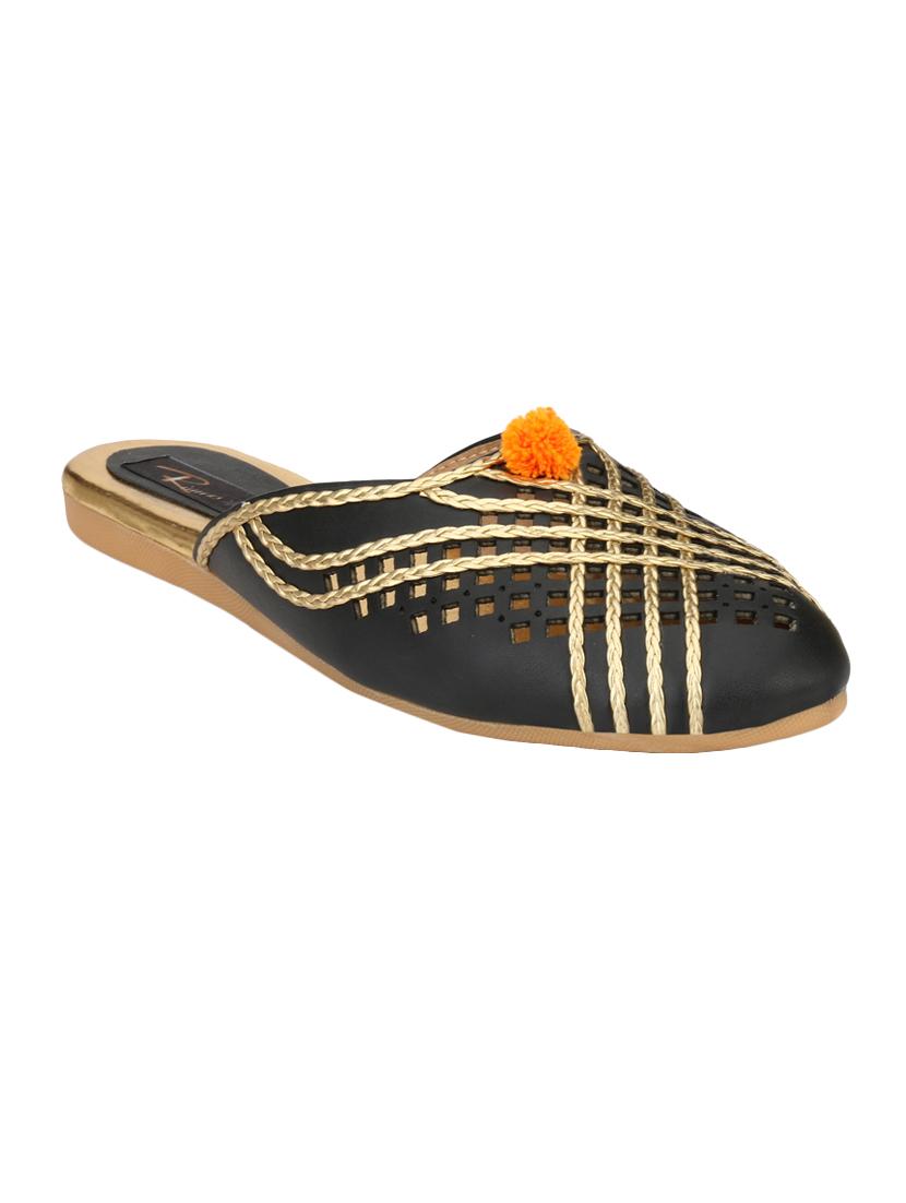 black slip on  mules  sandals - 15769074 -  Zoom Image - 0