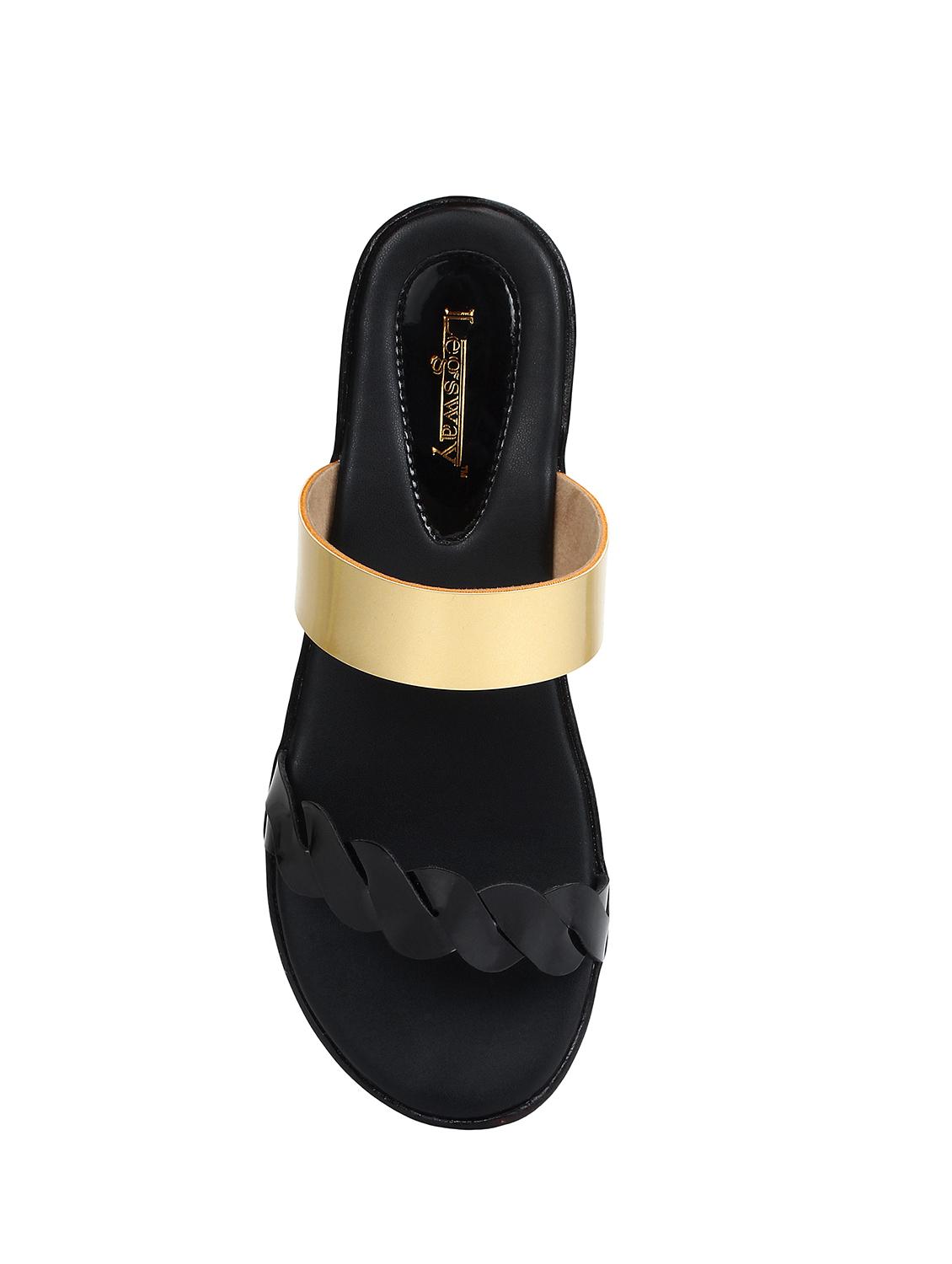 multi colored slip on sandals - 15771344 - Standard Image - 3