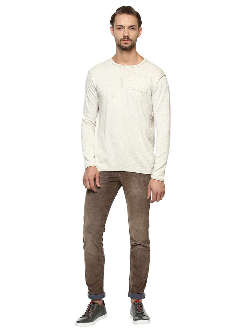 brown cotton washed jeans - 15772352 -  Standard Image - 3