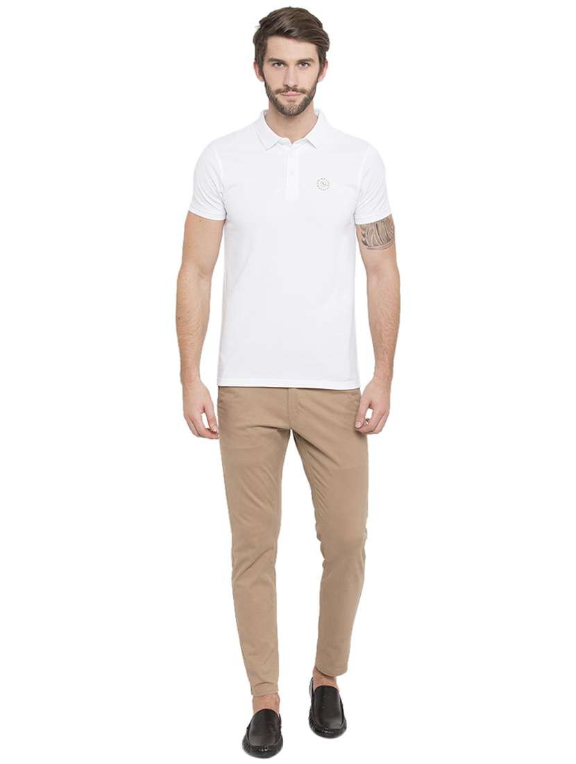 beige cotton chinos - 15772357 -  Standard Image - 3