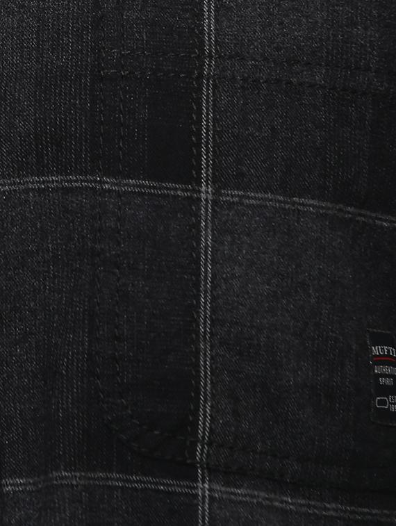 black checkered casual shirt - 15772549 - Standard Image - 3