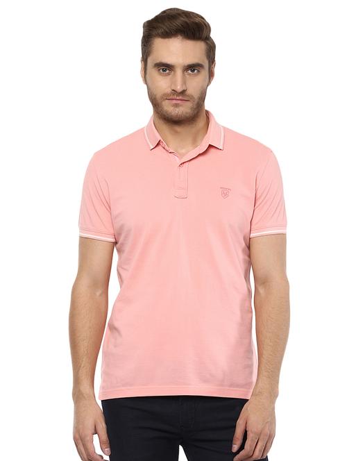 solid pink polo t-shirt - 15772622 - Standard Image - 0
