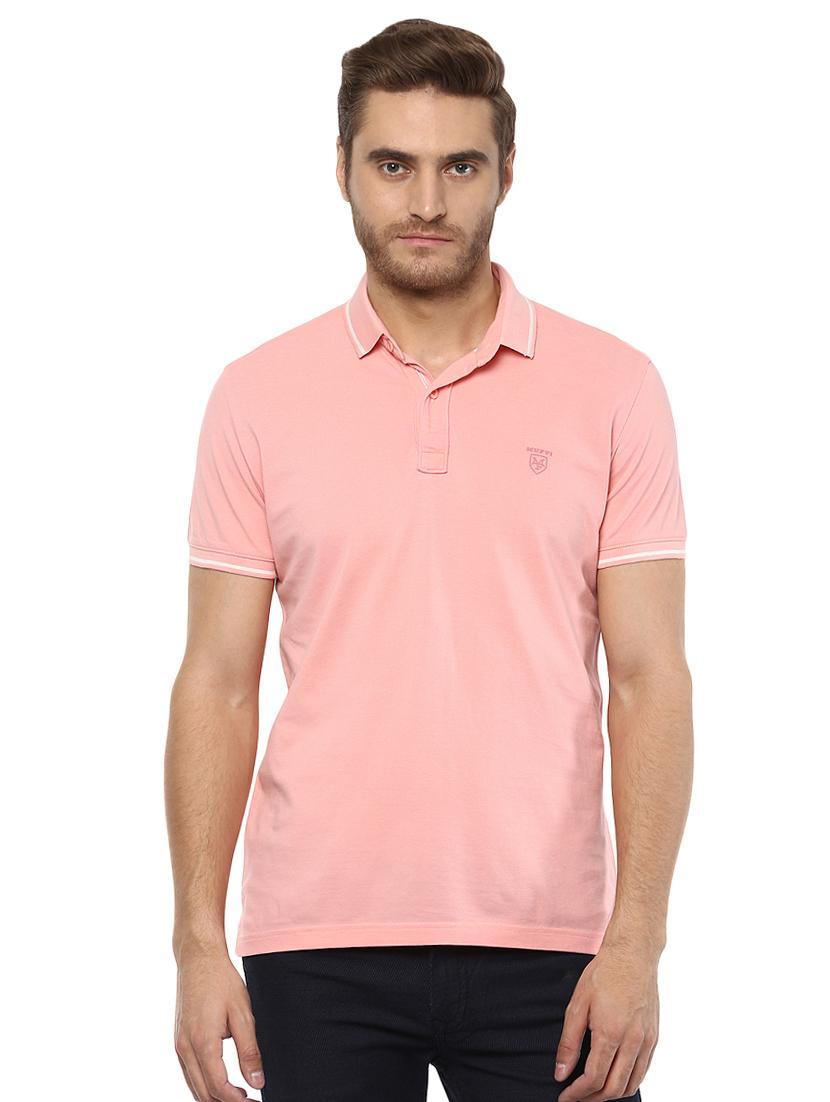 solid pink polo t-shirt - 15772622 - Zoom Image - 0