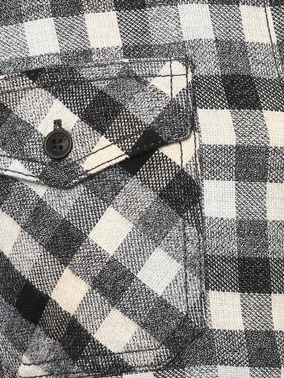 black checkered casual shirt - 15772664 - Standard Image - 3