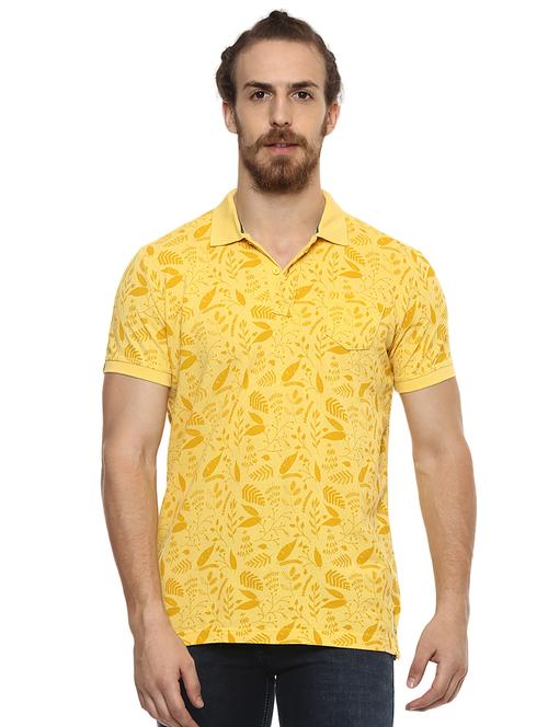yellow all over print t-shirt - 15772676 -  Standard Image - 0