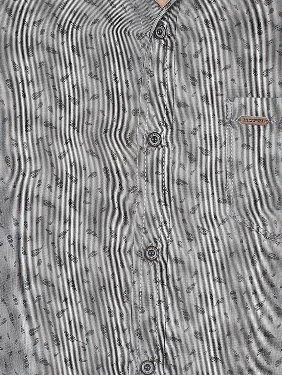 grey printed casual shirt - 15772705 - Standard Image - 3