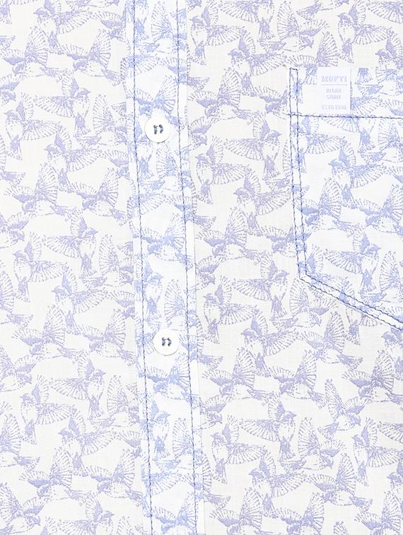 blue printed casual shirt - 15772732 - Standard Image - 3