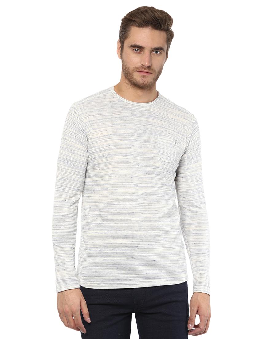 white striped pocket t-shirt - 15772742 - Zoom Image - 0