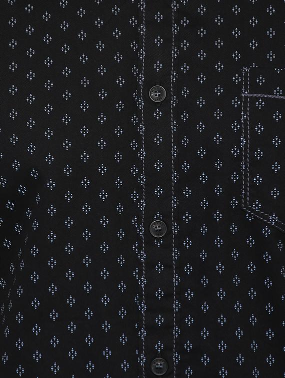 black printed casual shirt - 15772785 - Standard Image - 3