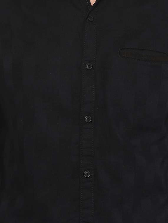 black checkered casual shirt - 15772864 -  Standard Image - 3