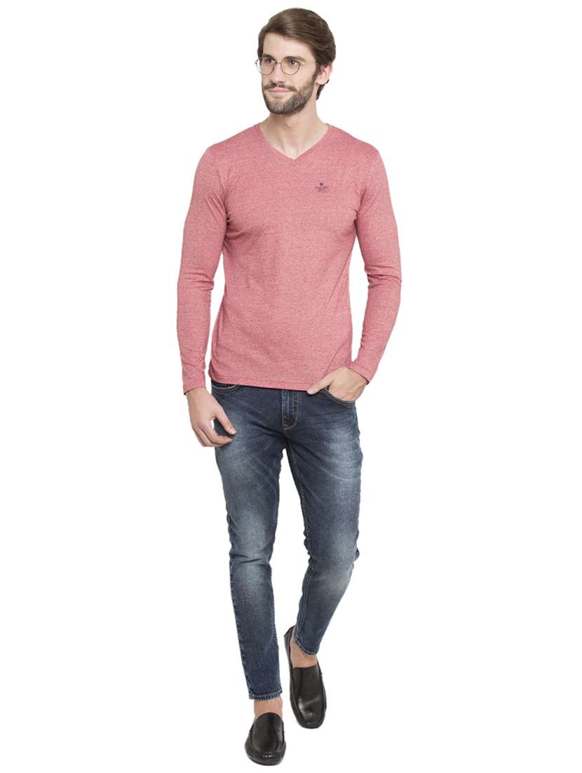 solid red long sleeves t-shirt - 15772909 -  Standard Image - 3