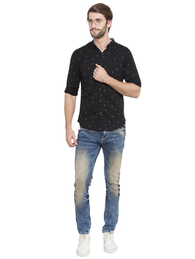 black printed casual shirt - 15773067 - Standard Image - 3
