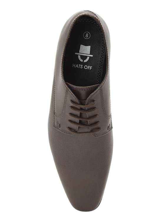 brown leather lace-up derbys - 15776839 -  Standard Image - 3