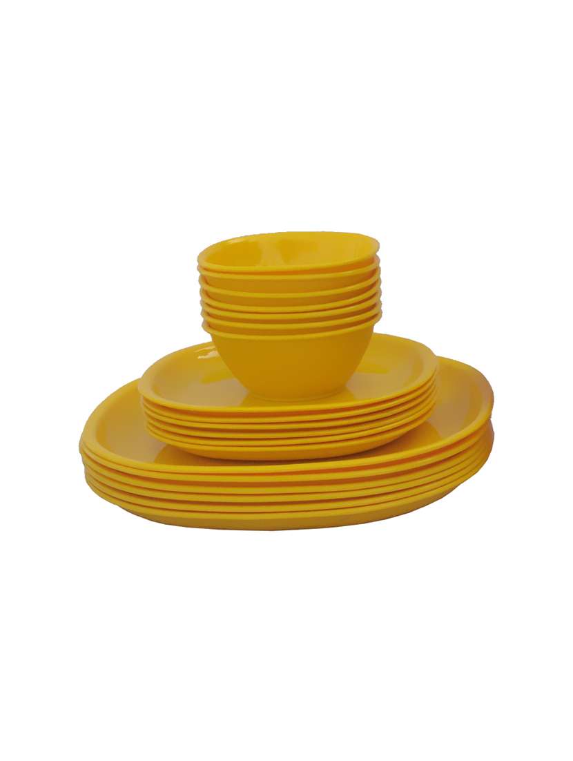  square plate and bowl set, 18-pieces