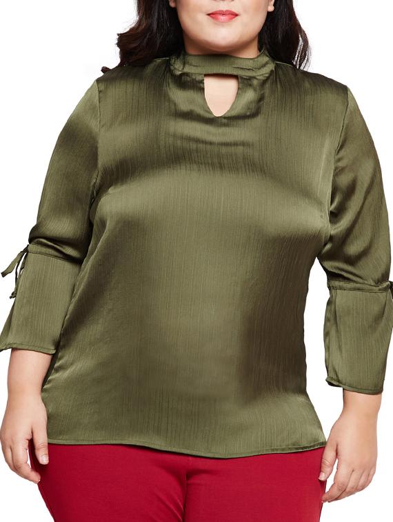 choker neck plus top - 15788976 - Zoom Image - 0