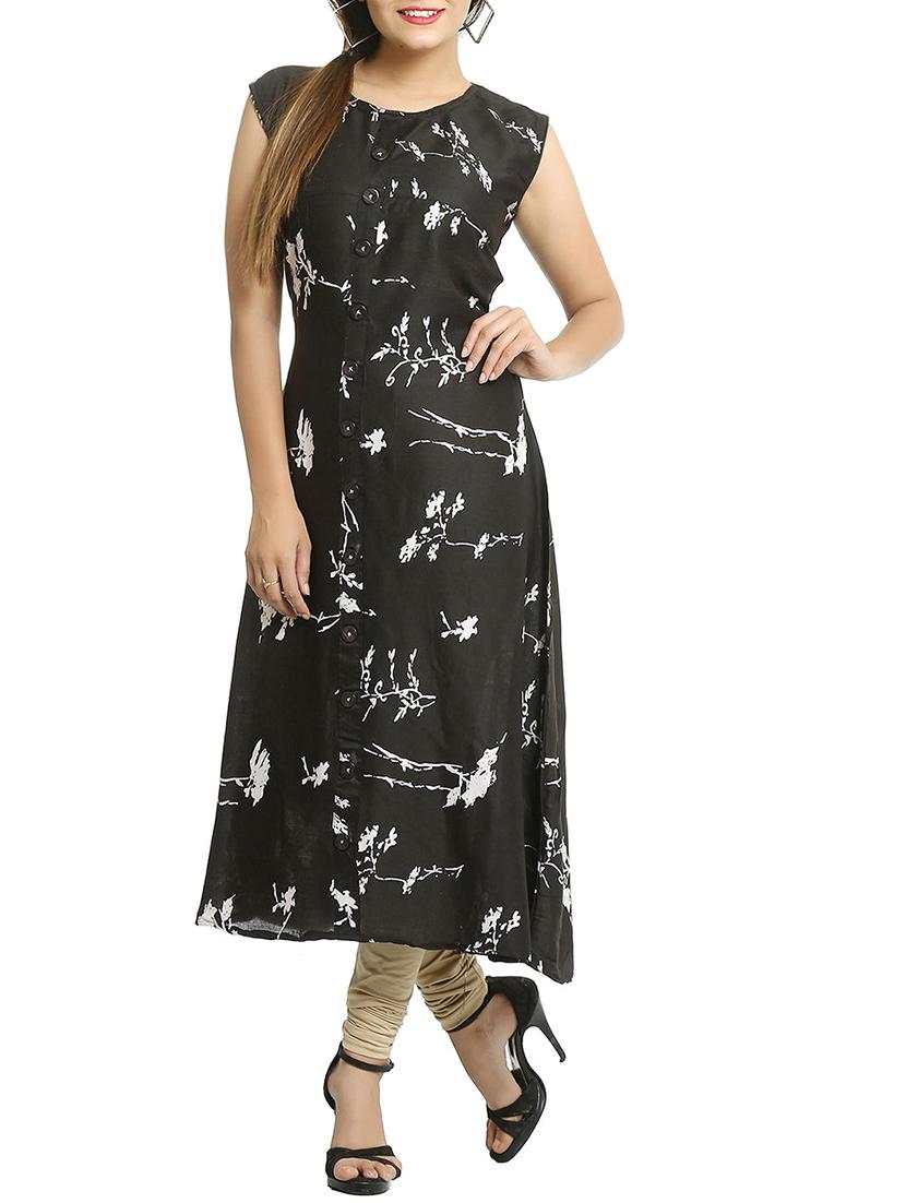 a-line printed kurta - 15791946 -  Zoom Image - 0