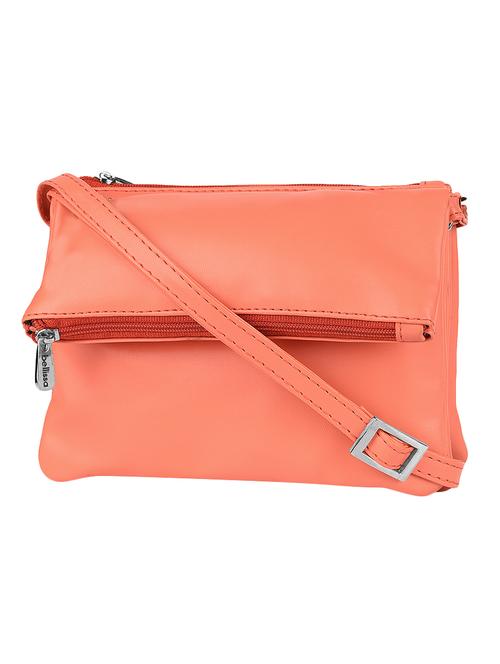 orange leatherette (pu) sling bag - 15794950 -  Standard Image - 0